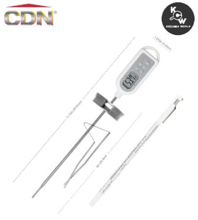 เทอร์โมมิเตอร์ก้านยาวกันน้ำ CDN PT2130-450L ขนาด 20 ซม._6